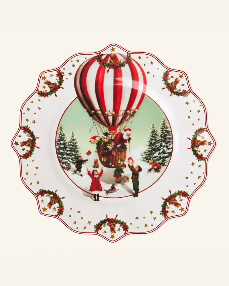 Villeroy & Boch Jahresteller 2026 Annual Christmas Edition weiss Gelb