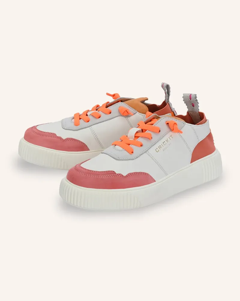 CRICKIT Sneaker OAKLI - WEISS/ ORANGE Weiss