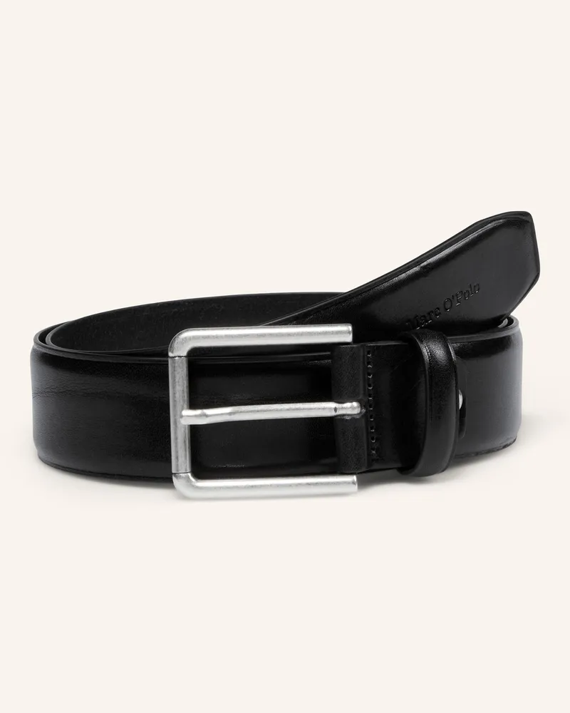 Marc O'Polo Gürtel schwarz Schwarz