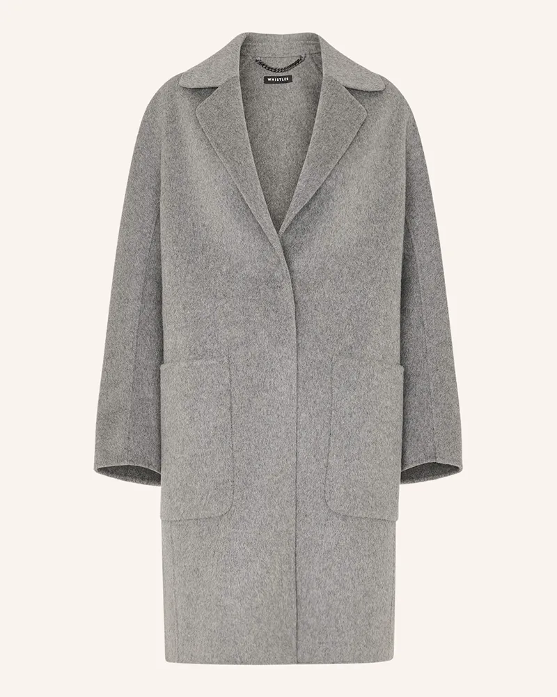 Whistles Wollmantel CASSIE Grau