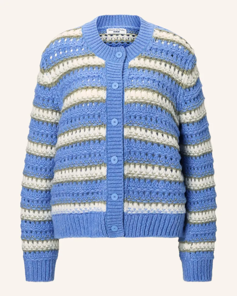 Marc O'Polo Strickjacke Blau