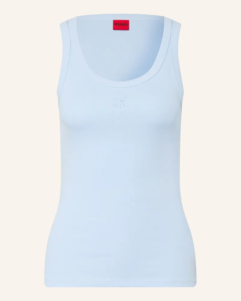 HUGO BOSS Top Datamia blau Hellblau