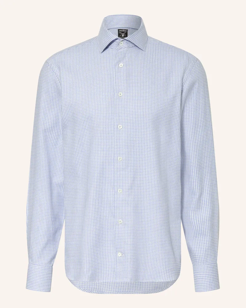 van Laack Flanellhemd Vl-Rivar-Ptfk Regular Fit blau Hellblau