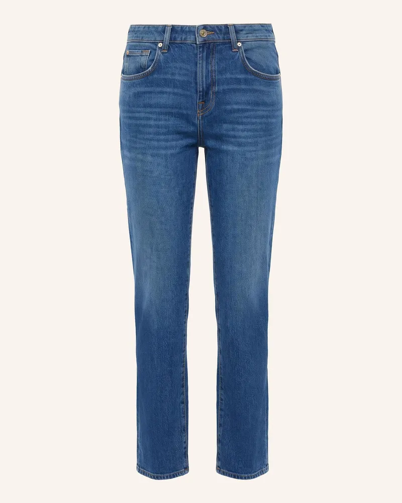 7 for all mankind Straight Jeans Calie Straight blau Mid