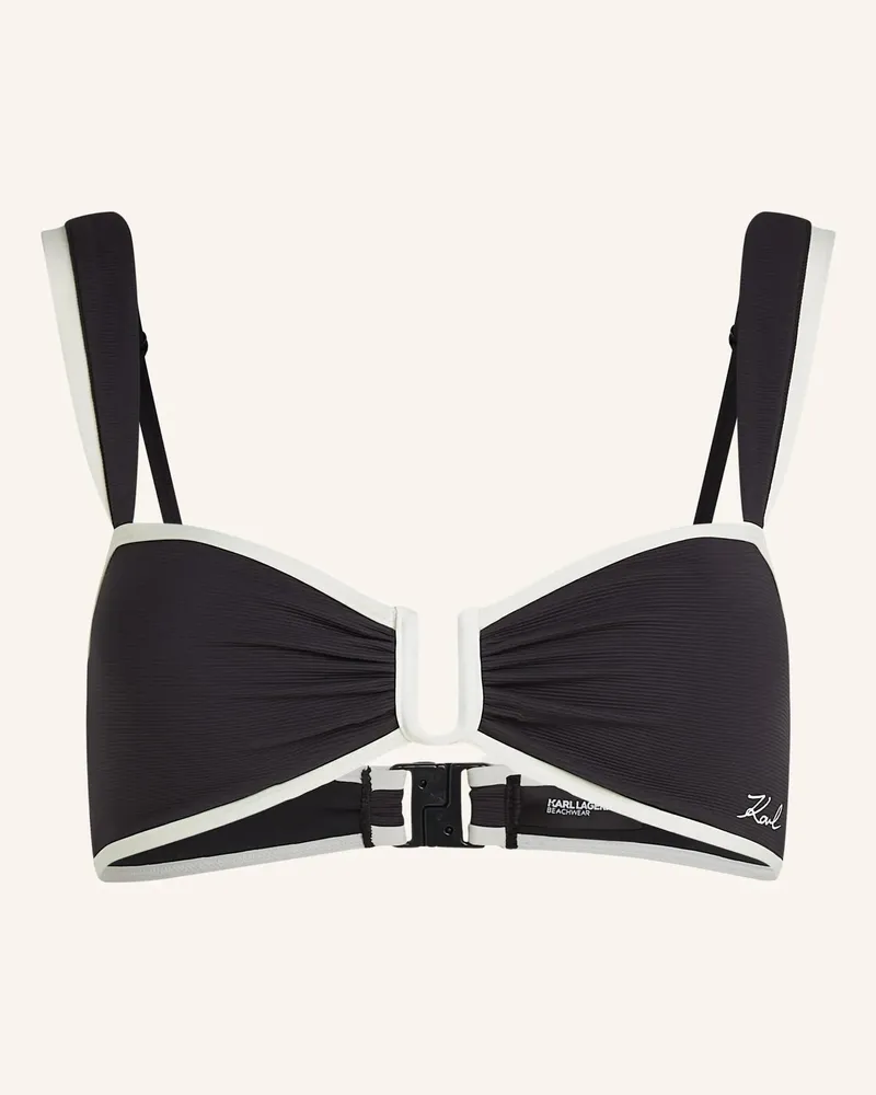 Karl Lagerfeld Bikini-Top Schwarz