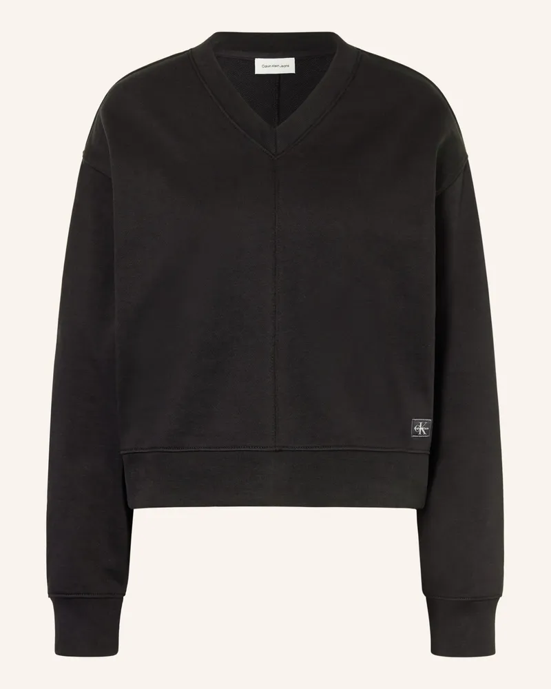 Calvin Klein Sweatshirt schwarz Schwarz