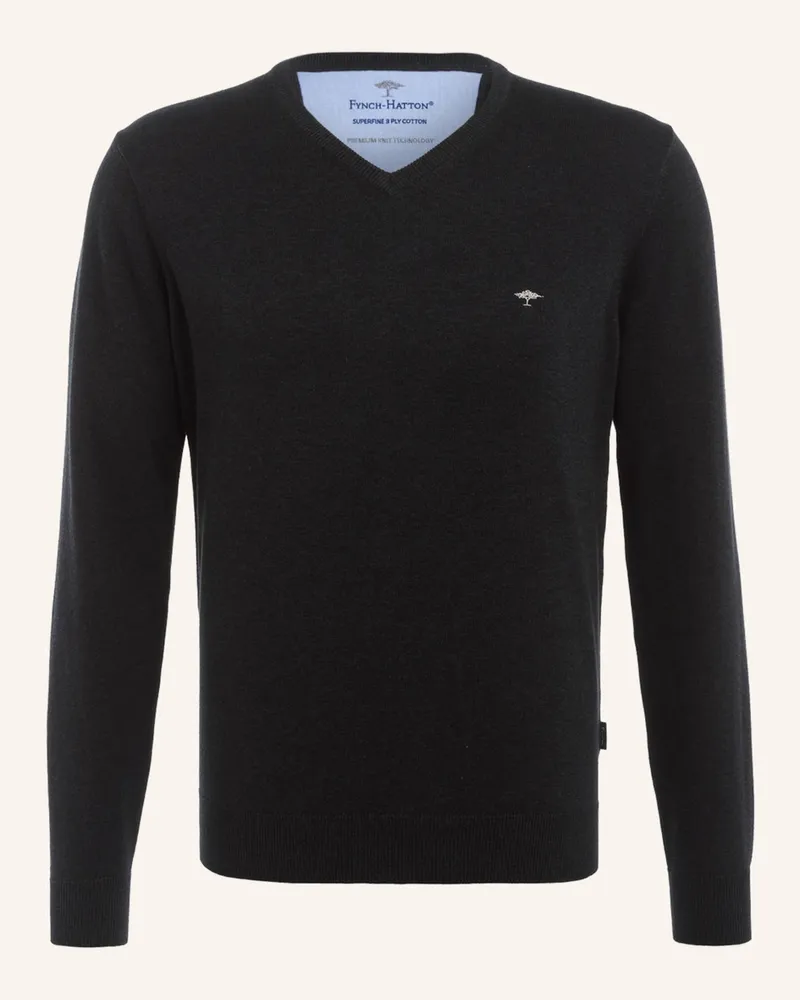 Fynch-Hatton Pullover grau Dunkelgrau