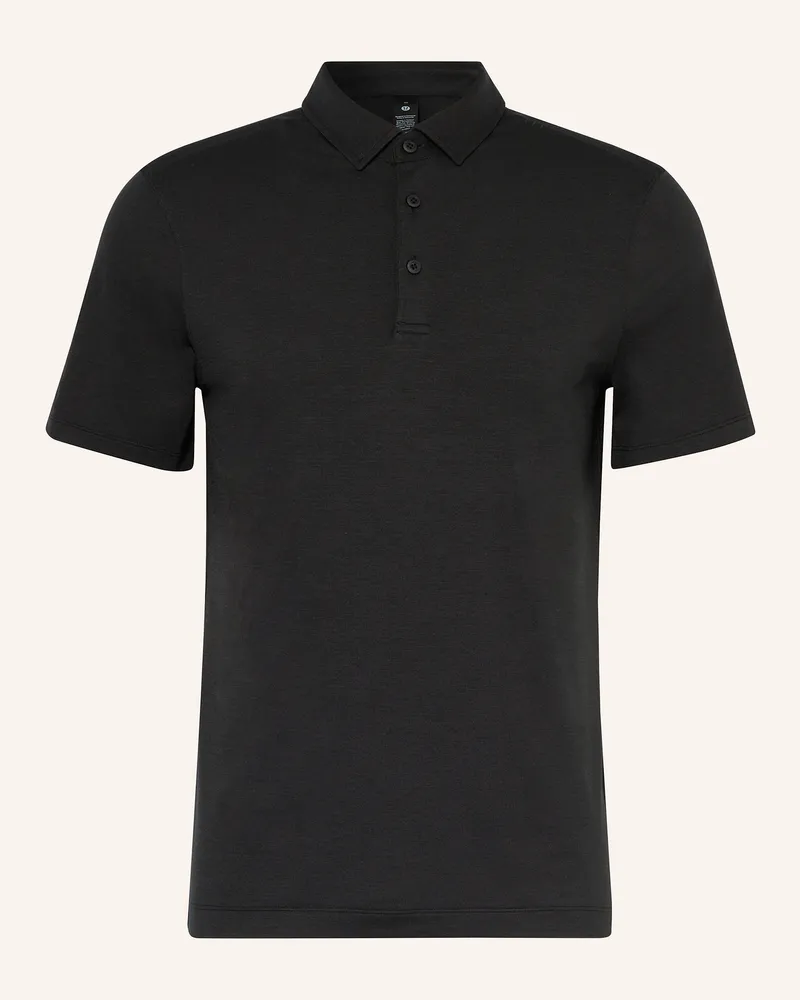 LULULEMON Funktions-Poloshirt EVOLUTION Schwarz