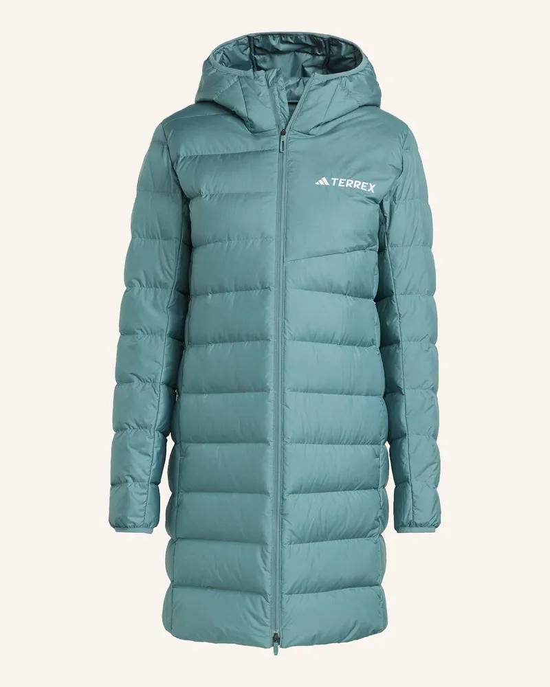 adidas TERREX MULTI LIGHT KAPUZENPARKA 2.0 Türkis
