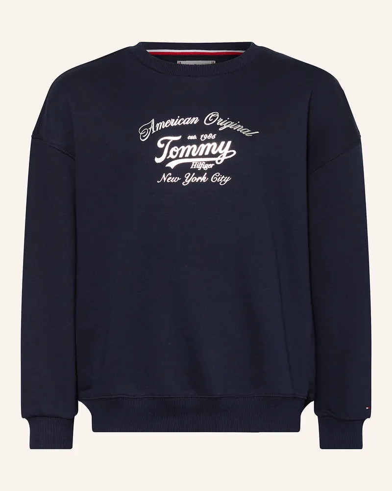 Tommy Hilfiger Sweatshirt blau Dunkelblau