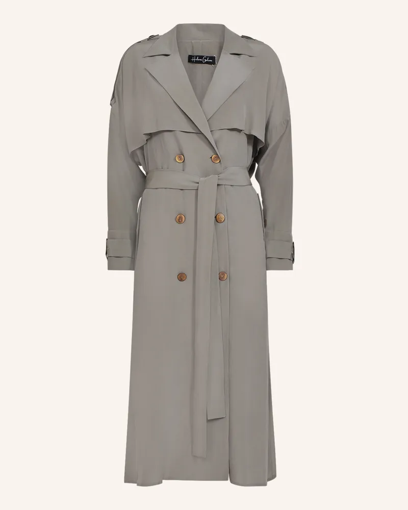 Helene Galwas Mantel Feline gruen Oliv