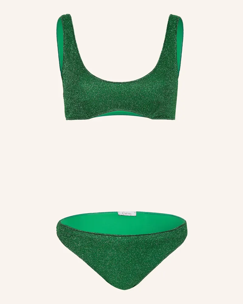 Oséree Bustier-Bikini Lumiere Sporty gruen Grün