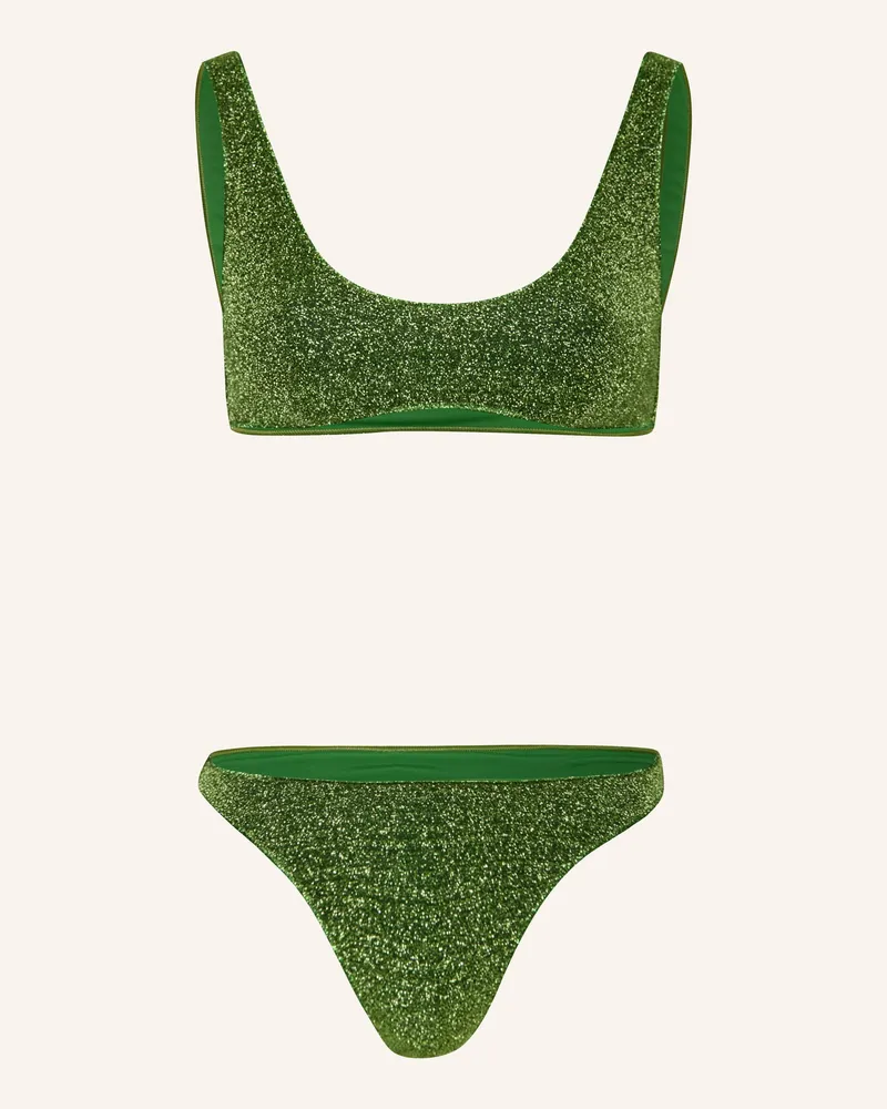 Oséree Bustier-Bikini Lumiere Sporty gruen Grün
