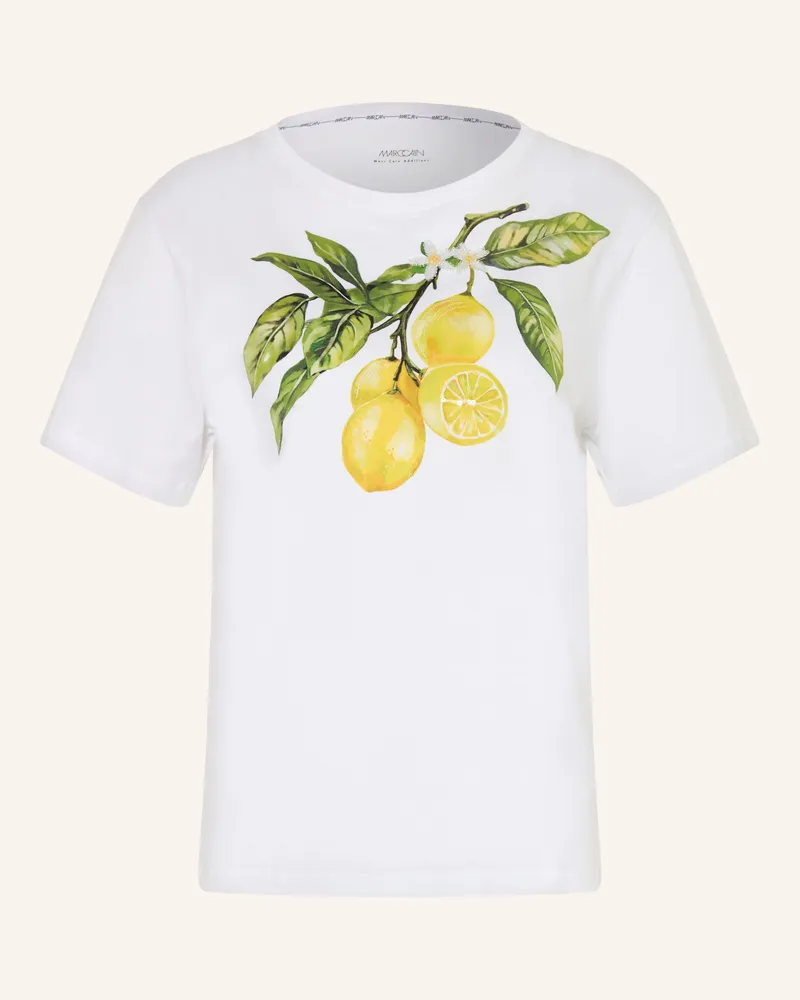 Marc Cain T-Shirt Mit Pailletten weiss 100