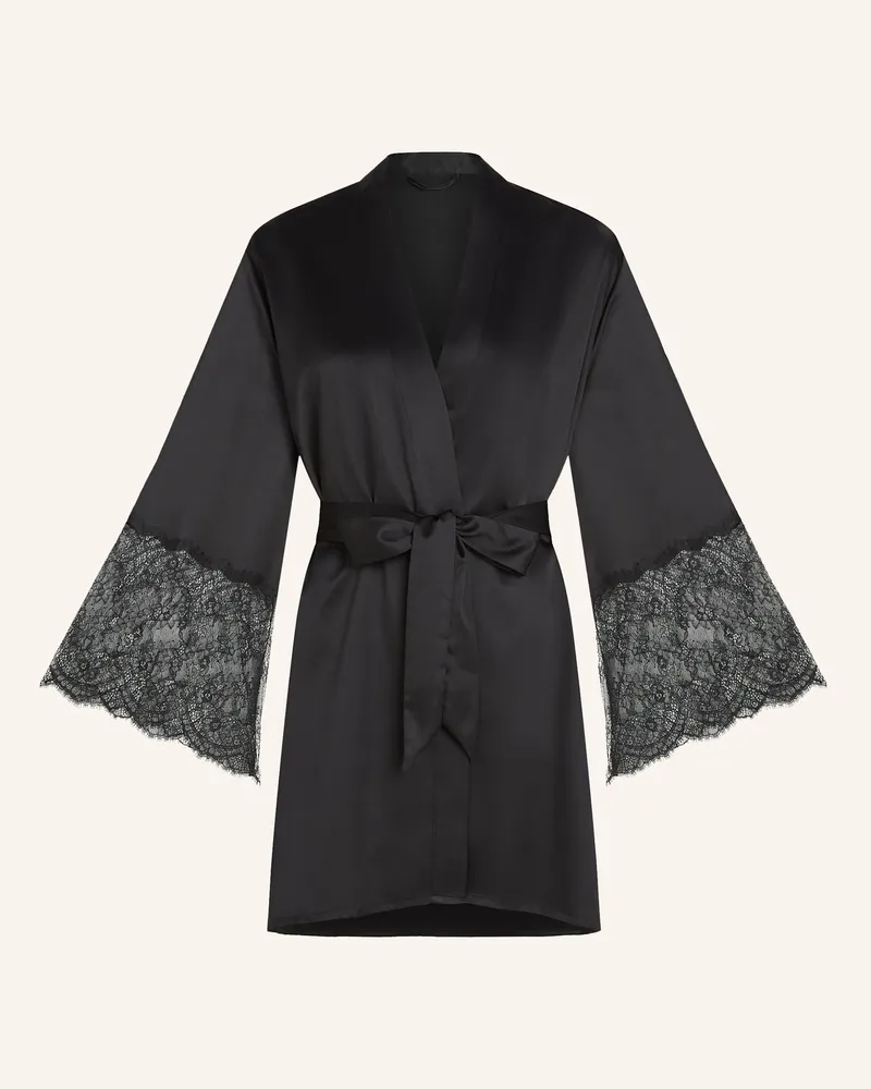 Hunkemöller Kimono SATIN Schwarz