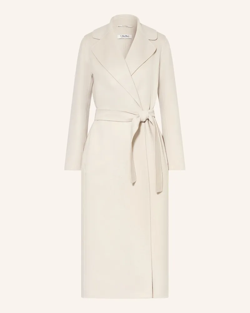 Max Mara Wollmantel Poldo beige Ecru