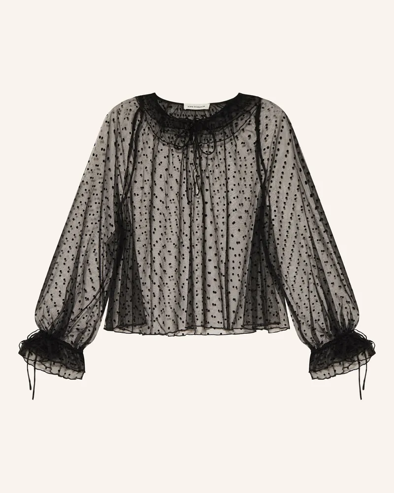 Sofie Schnoor Blusenshirt Lucindasw schwarz Schwarz