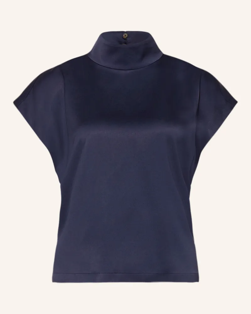 Drykorn Blusenshirt ALARIA_1 aus Satin Dunkelblau