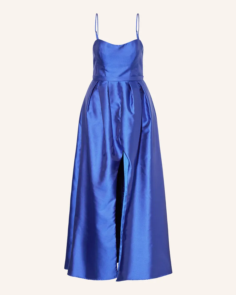 Vera Wang Satinkleid Lecros blau Blau