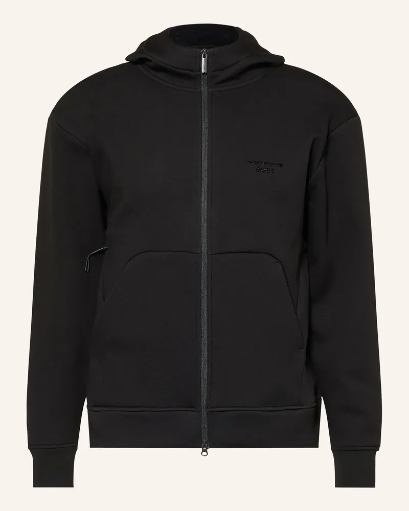 HUGO BOSS Sweatjacke icons70 schwarz Schwarz