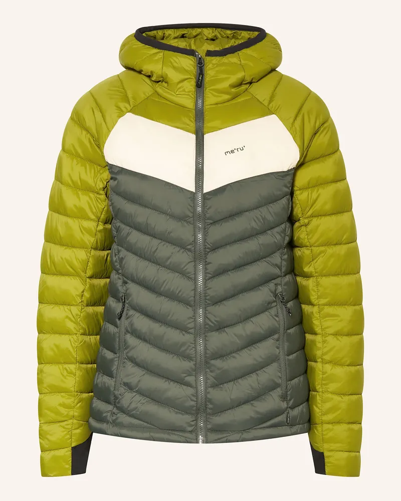 me°ru' Steppjacke PERRYVILLE Hellgrün