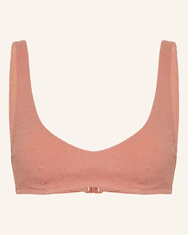 watercult Bügel-Bikini-Top Swim Sparkle Mit Glitzergarn rosa Rosé