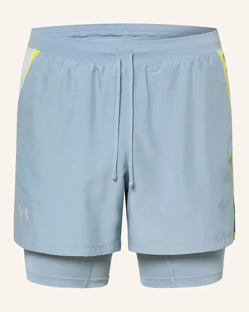 Under Armour 2-In-1-Laufshorts Ua Launch blau Hellblau