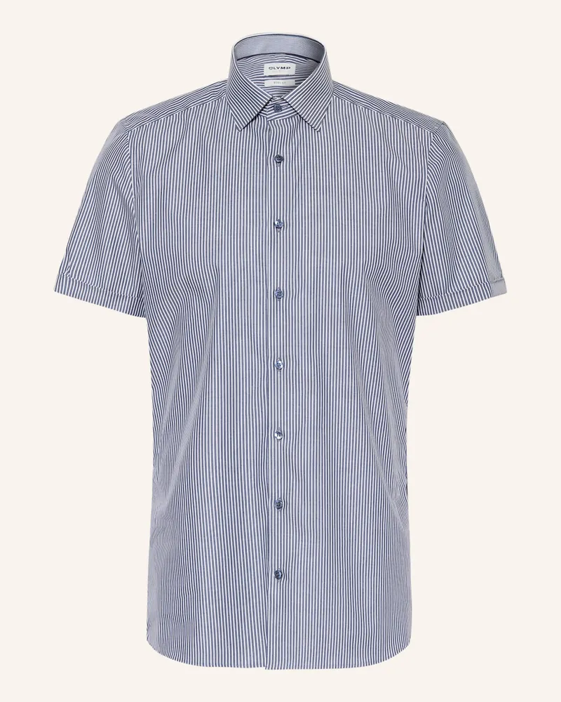 Olymp Kurzarm-Hemd Level Five body fit Dunkelblau