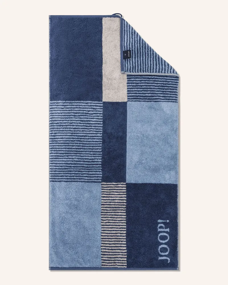 JOOP! Handtuch JOOP! DEVIDED Dunkelblau