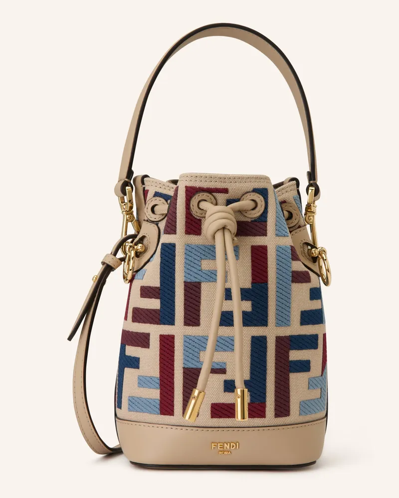 Fendi Beuteltasche Mon Tresor beige Beige