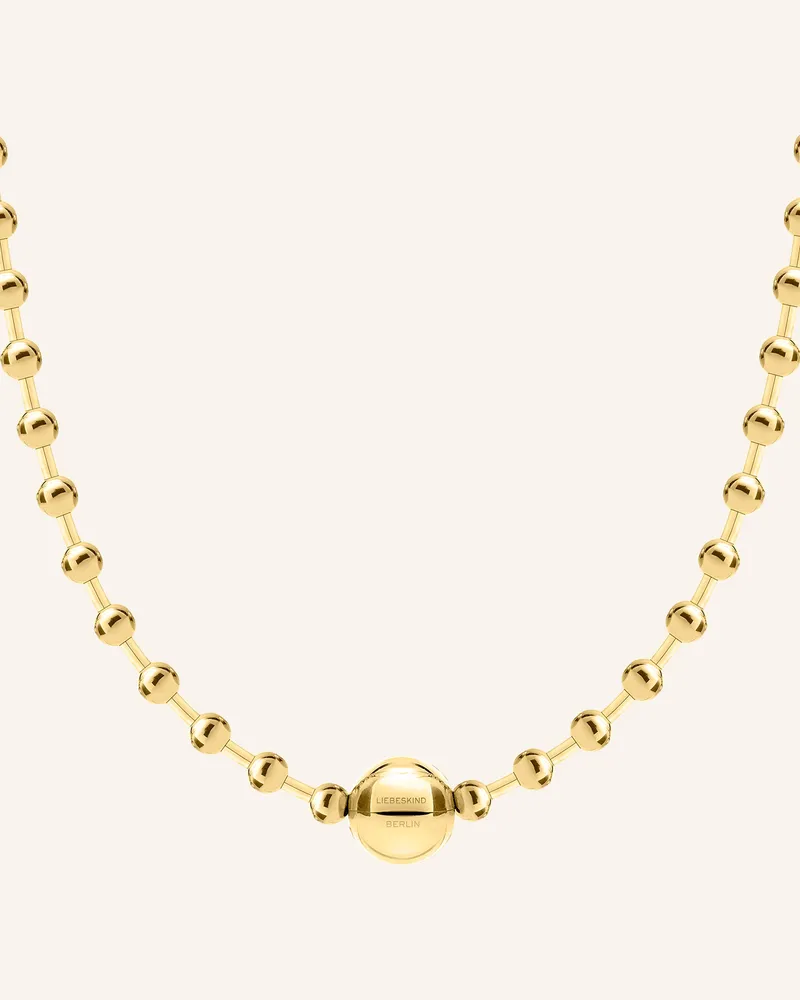 Liebeskind Halskette  Aus  Edelstahl gold Gold