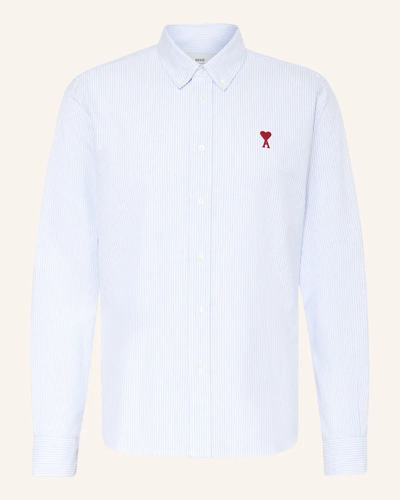 AMI Paris Oxfordhemd Regular Fit Blau