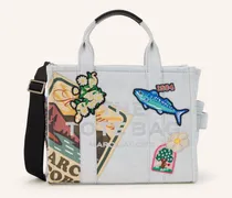 Shopper The Medium Tote Denim Patches weiss