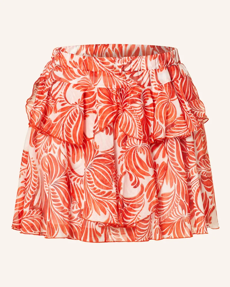 ANNA's dress affair Rock mit Volants Rot