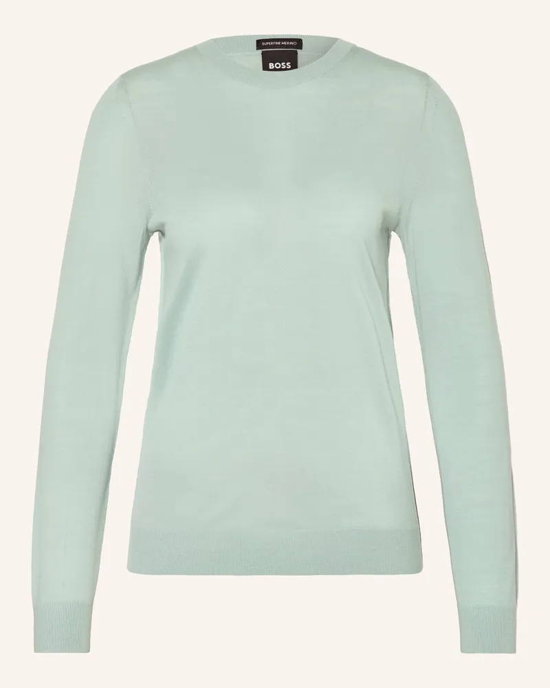 HUGO BOSS Pullover Ferpina gruen Türkis