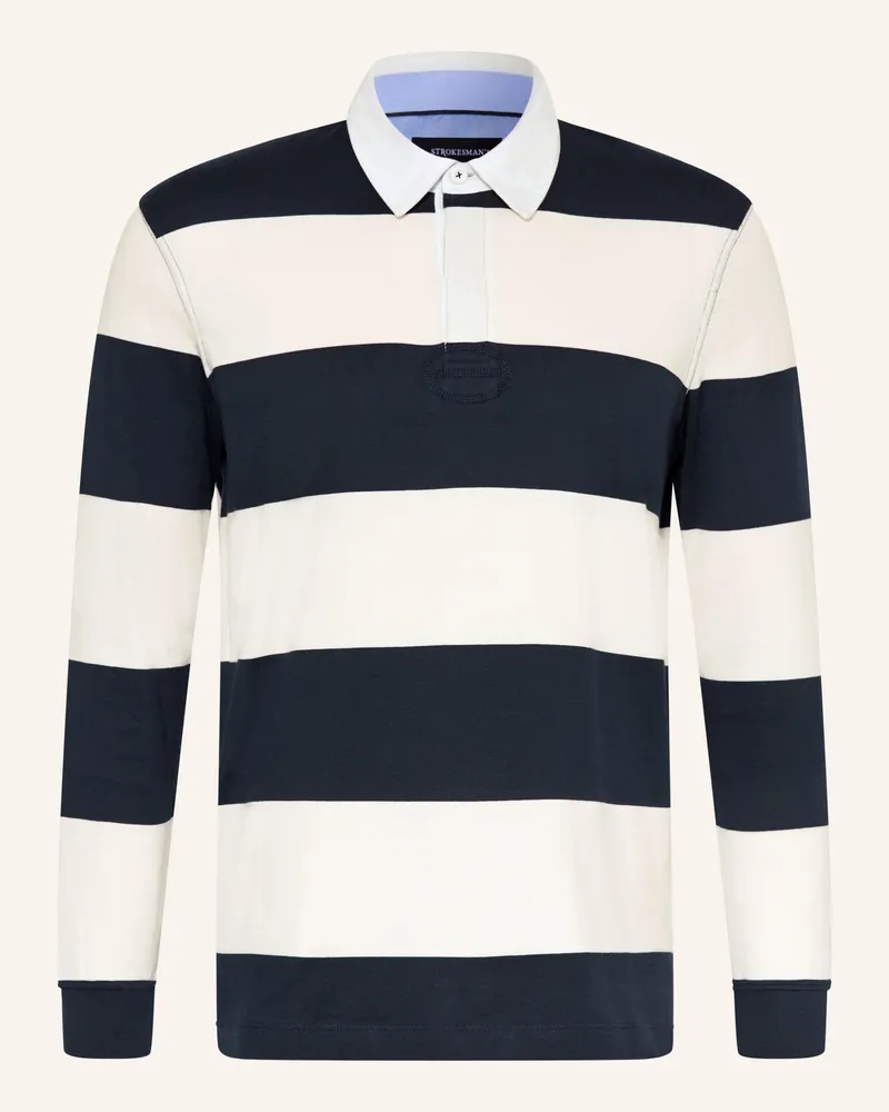 Strokesman's Strokesman Rugbyshirt blau Dunkelblau