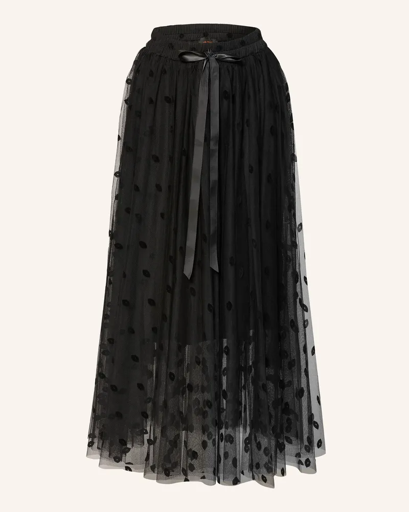 Miss Goodlife Tüll-Rock Kisses schwarz Schwarz