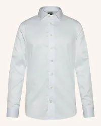 van Laack Hemd Slim Fit Langer Ärmel Kentkragen Weiss