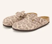 Pantoletten Boston Bs beige