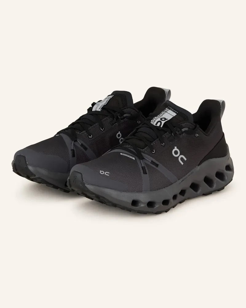 ON Running Trailrunning-Schuhe CLOUDSURFER TRAIL WATERPROOF Schwarz