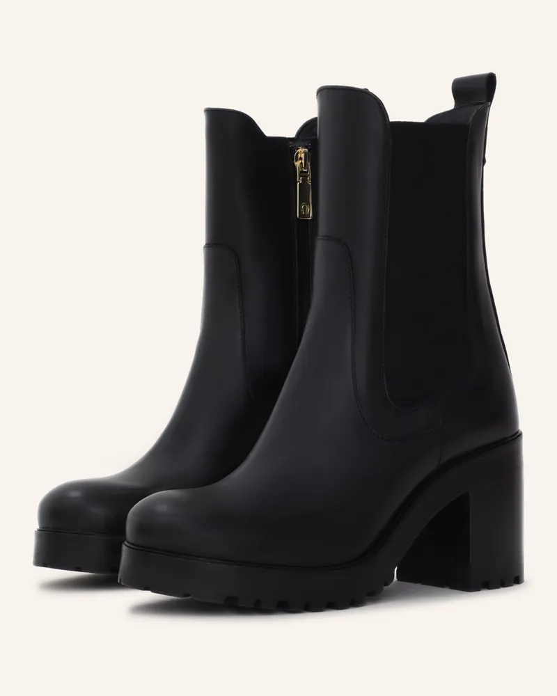 Aigner Block Heel Bootie Amy 7c schwarz Schwarz