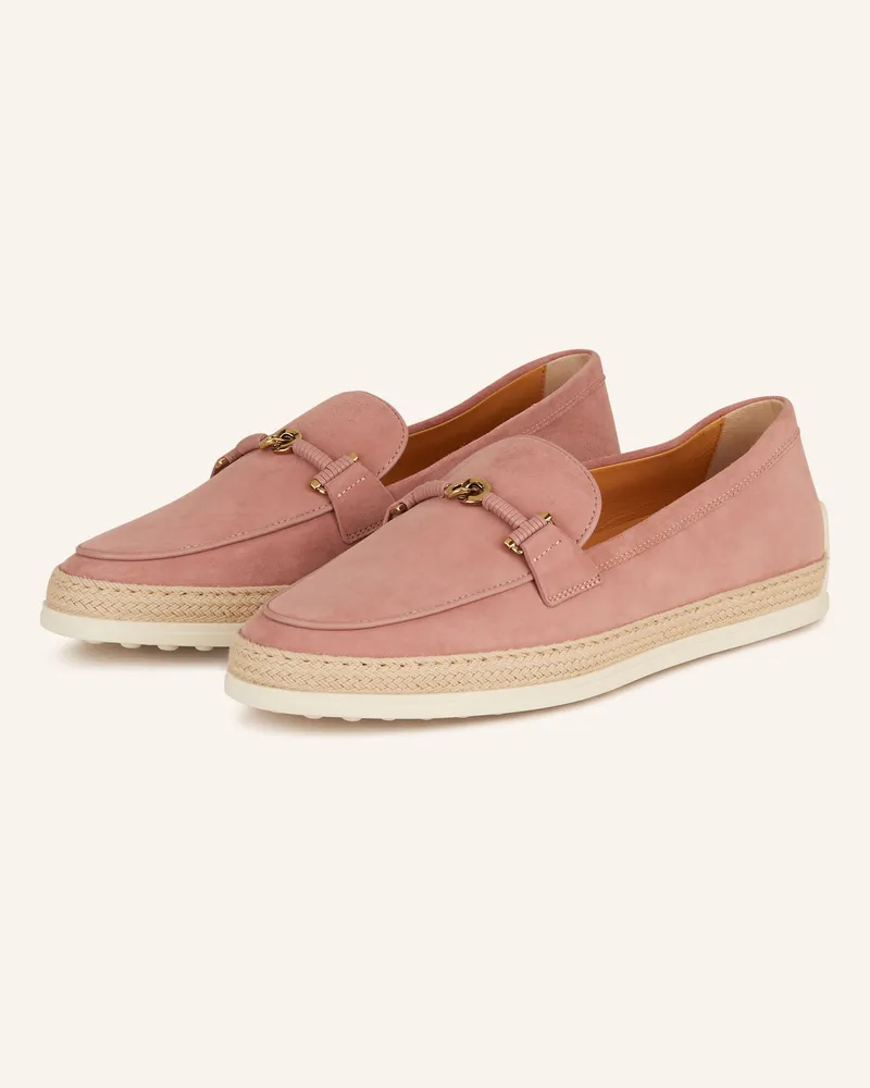 TOD'S Loafer GOMMA RAFIA Altrosa