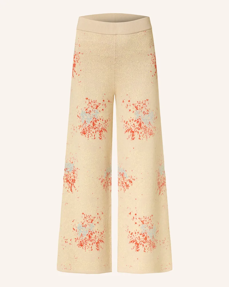 Rich&Royal Strickhose mit Glitzergarn Hellgelb