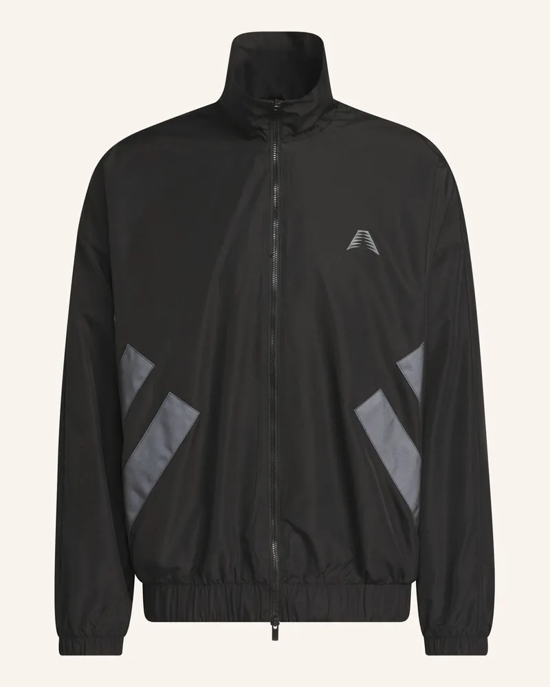 adidas Anthony Edwards Reflective Jacke schwarz Schwarz