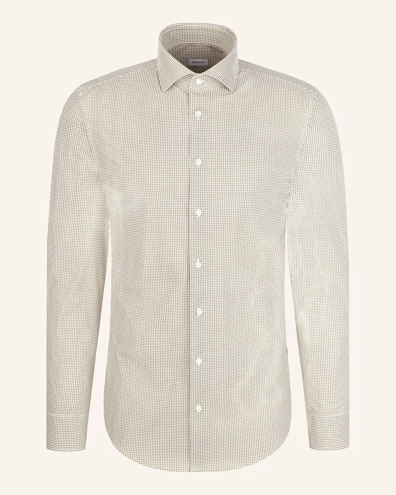 Seidensticker Hemd Slim Fit Oliv