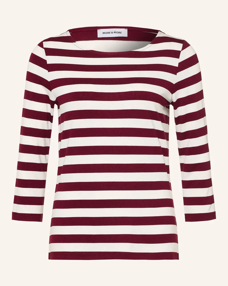 More & More Shirt Mit 3/4-Arm rot Dunkelrot