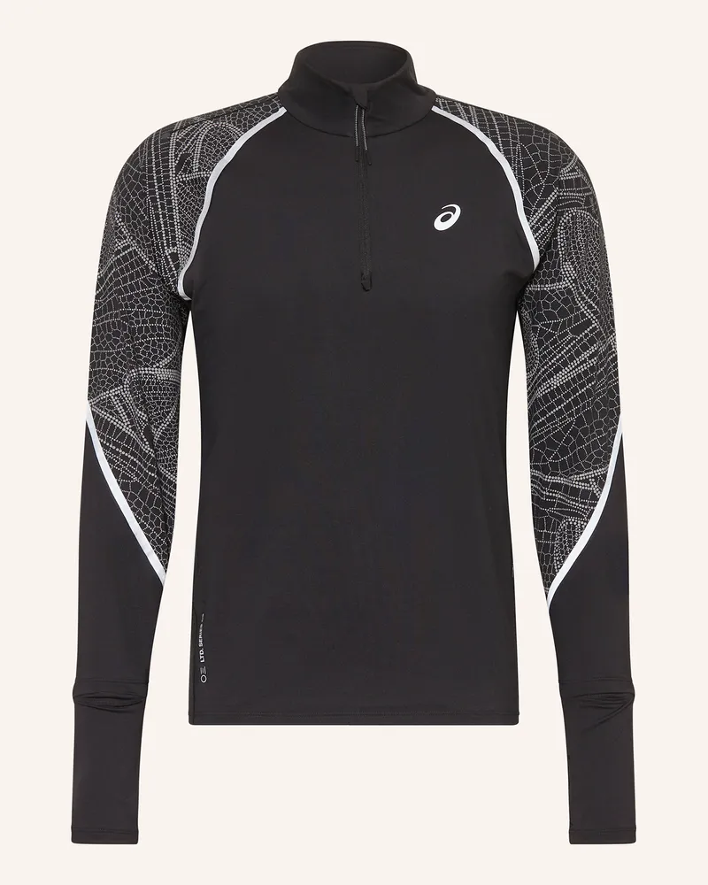 Asics Laufshirt LIMITED SERIES LITE-SHOW LS Schwarz