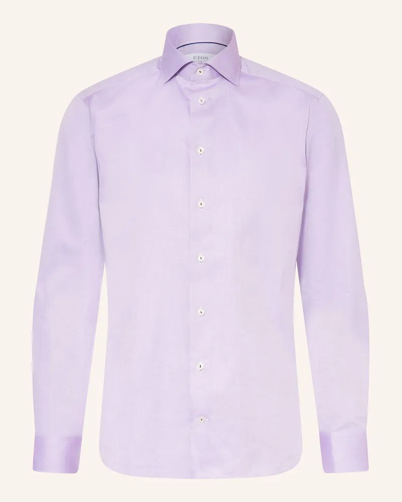 Eton Hemd Slim Fit Helllila