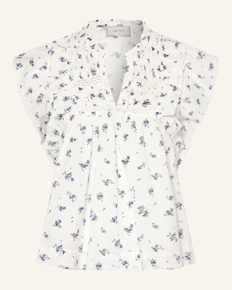 Neo Noir Blusenshirt Jayla Mit Rüschen weiss Weiss