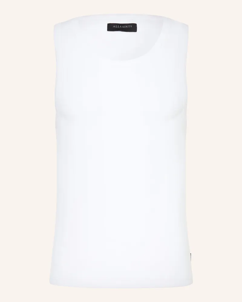 AllSaints Tanktop Axel weiss Weiss